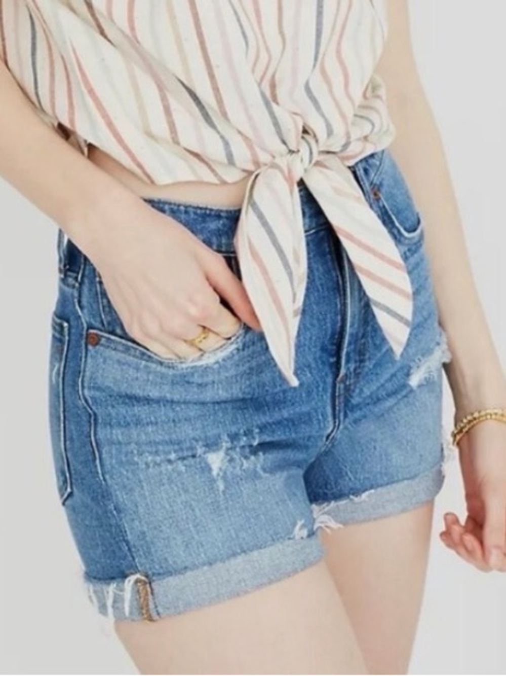 Madewell High-Rise Jean Shorts